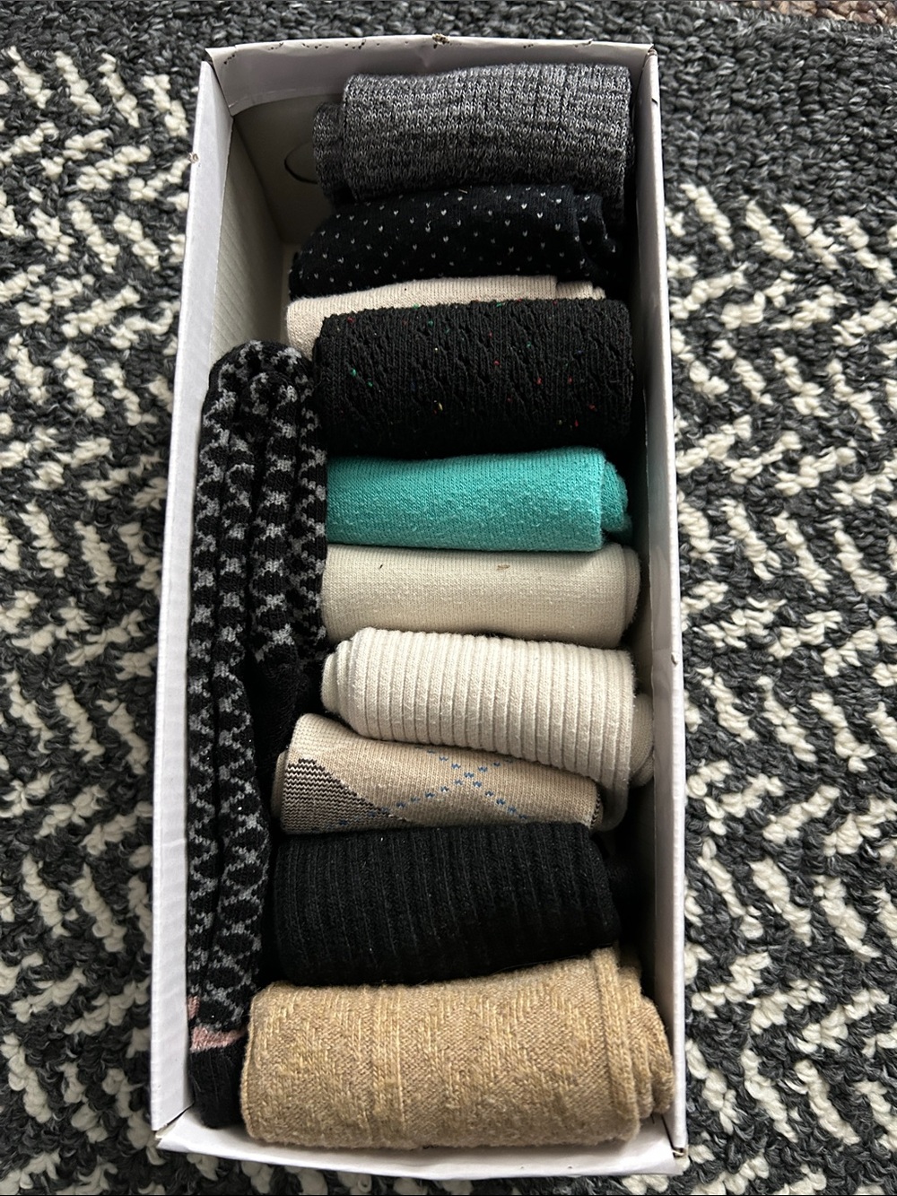 Women's Mixed Color Cozy Socks